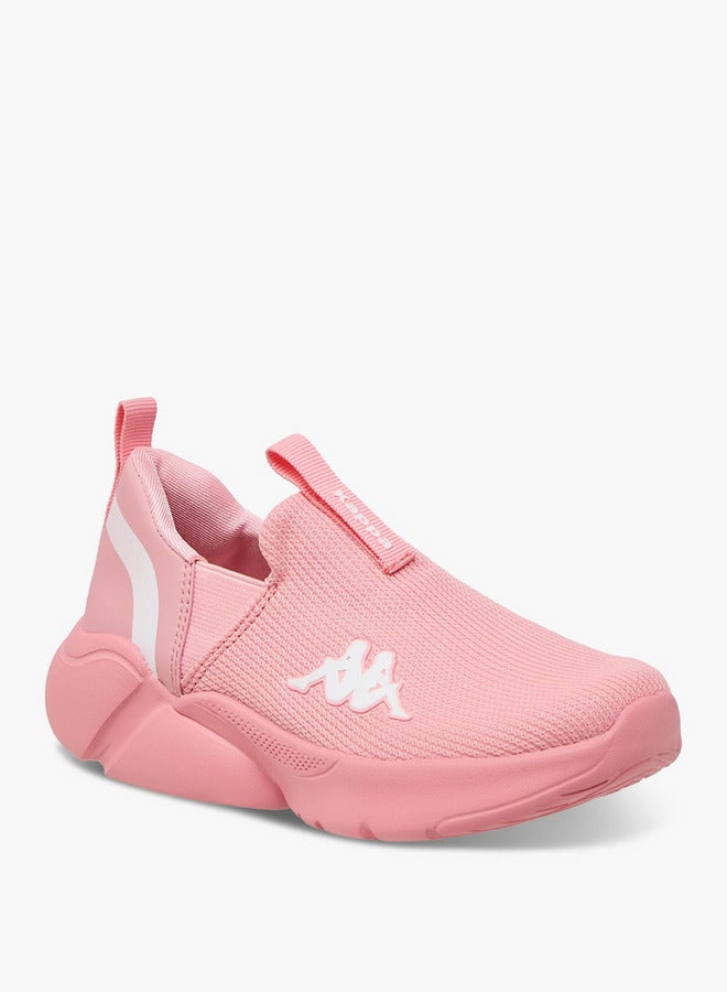 Kappa Logo Applique Slip-On Sports Shoes with Pull Tab - Image 2