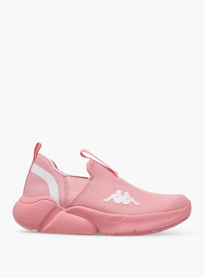 Kappa Logo Applique Slip-On Sports Shoes with Pull Tab - Image 3