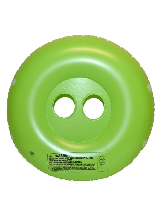 Coconut Float - Rae Dunn X Toddler Float With Canopy - New Velcro Connectors! - Child Sized Inflatable Raft & Durable Water Toy - Stable Ride-On For Summer Parties & Swim Events (Rawrsome) - Image 1