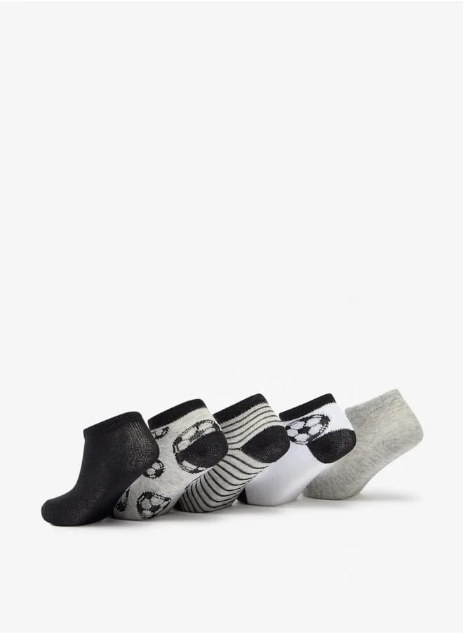 بيرفيت Assorted Ankle Length Socks - Set of 5