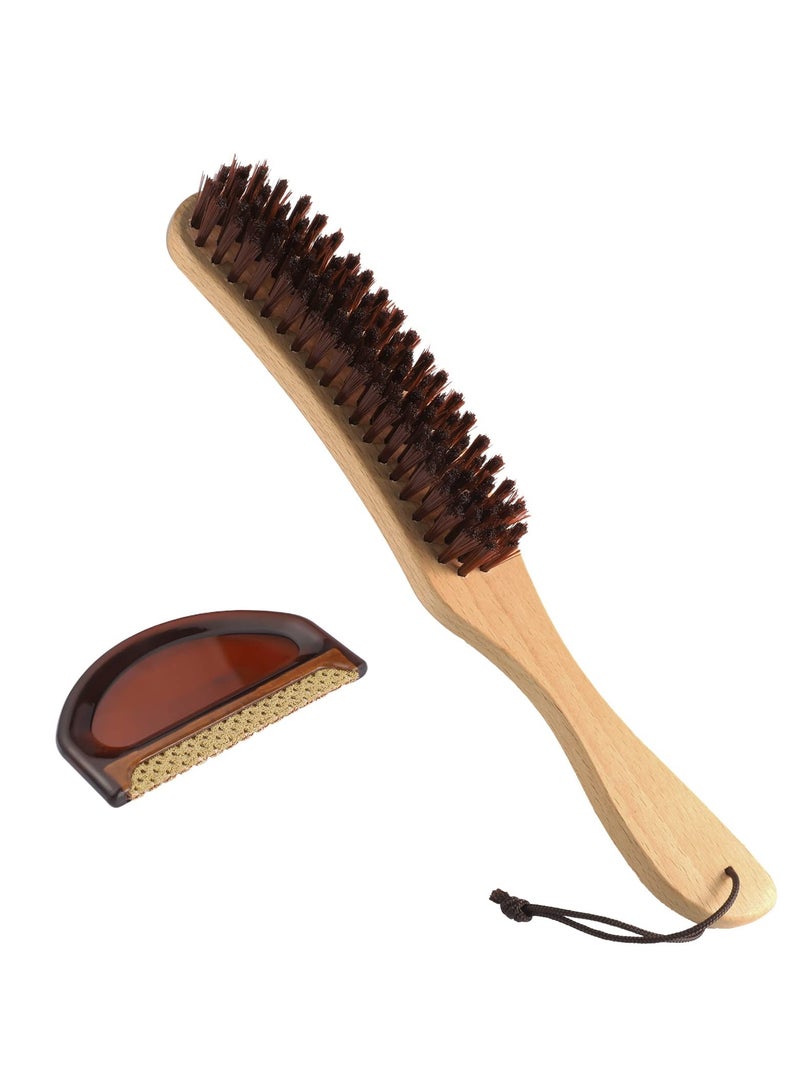 Clothes Brush, Hat Brush for Suits Lint Brush, Felt Cowboy Hat Cleaner Suit Brush, Laundress Lint Roller Wool Cashmere Velvet Furniture, Pet Hair Cleaning Kit - Image 1