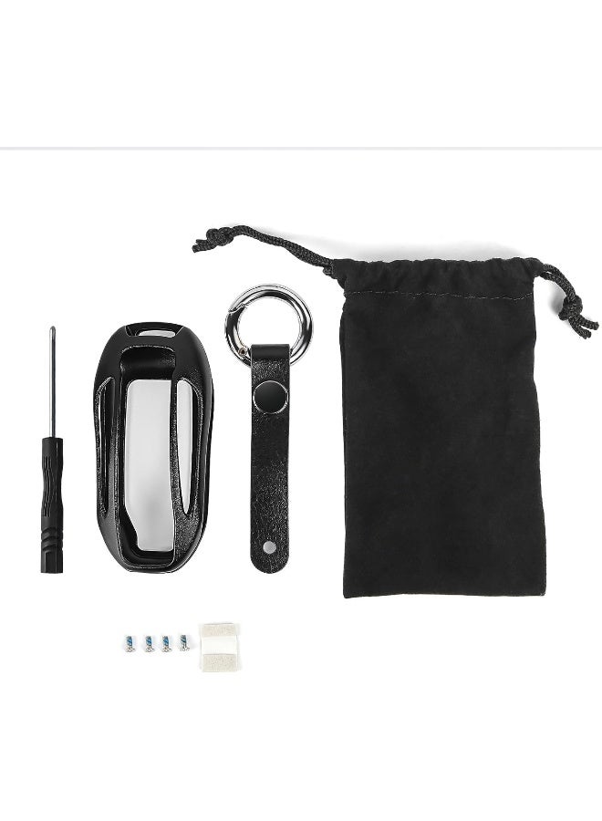 Tesla LMZX Model X Premium Aluminum Metal Key Fob Cover Key Chain for Model X Smart Remote Key Fob Key Protection Case Accessories - Image 5