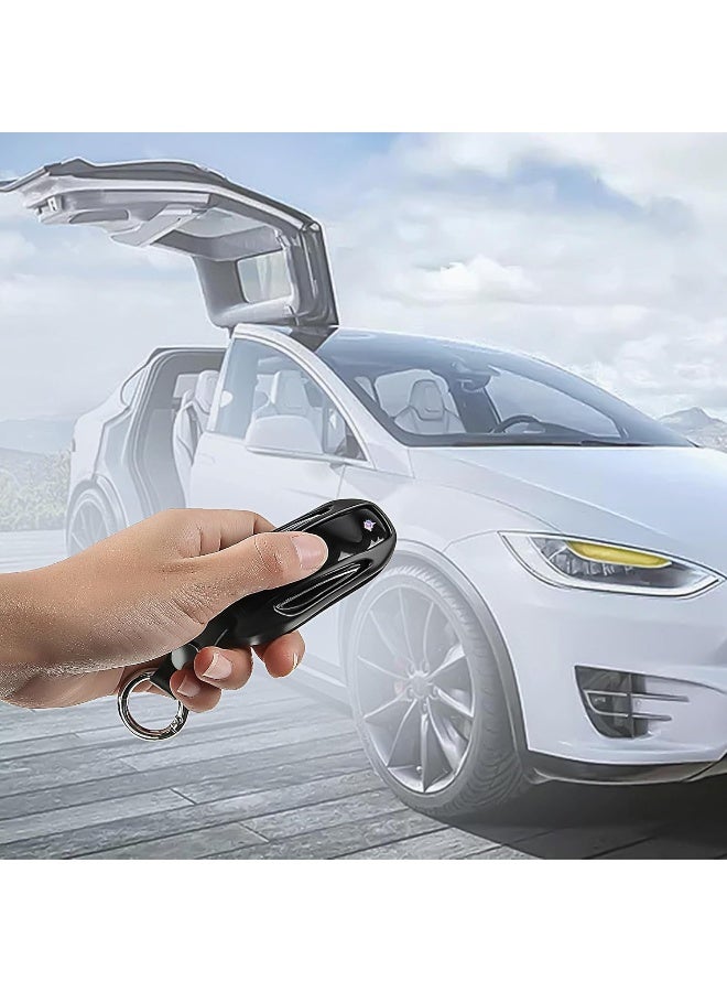 Tesla LMZX Model X Premium Aluminum Metal Key Fob Cover Key Chain for Model X Smart Remote Key Fob Key Protection Case Accessories - Image 2