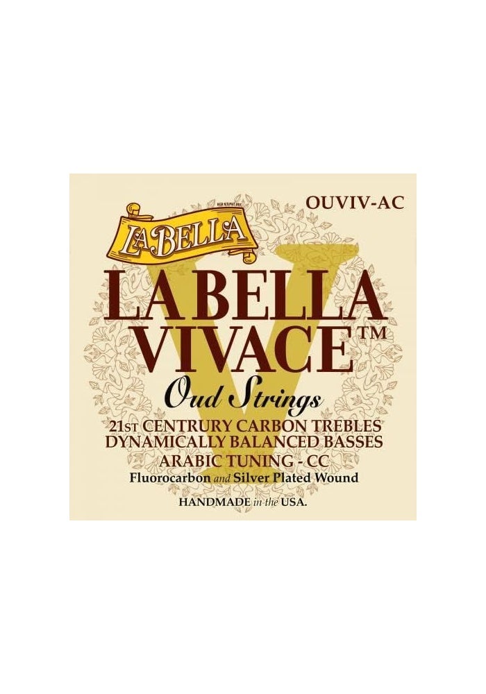 La Bella Vivace Oud Strings, Arabic C-C Tuning (OUVIV-AC) - Image 2