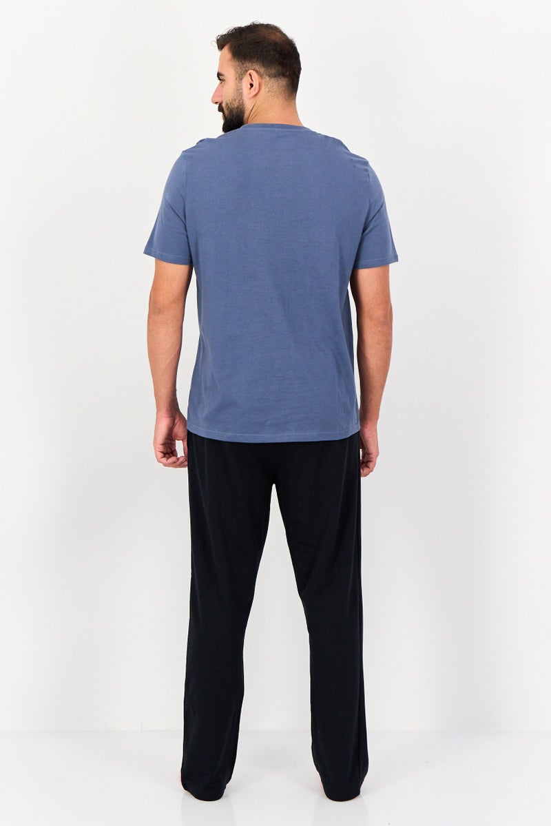 English Laundry Men 2 Pieces Short Sleeve T-Shirt And Pyjama Pants Set, Multicolor - Image 3