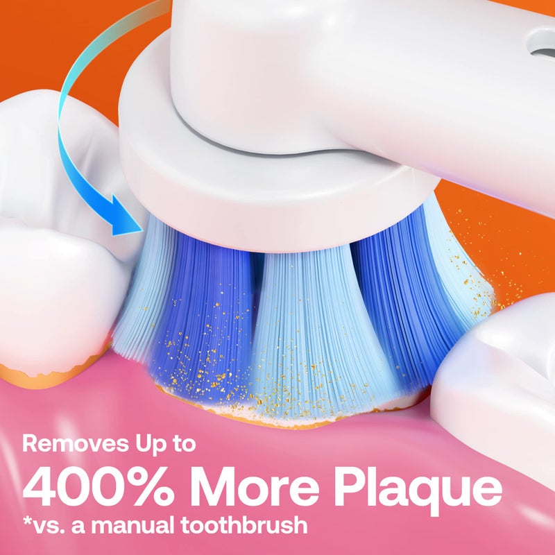 Bitvae R2 Rotating Electric Toothbrush for Adults with 8 Brush Heads, Travel Case, 5 Modes Rechargeable Power Toothbrush with Pressure Sensor, 3 Hours Fast Charge for 30 Days, Black - Image 3