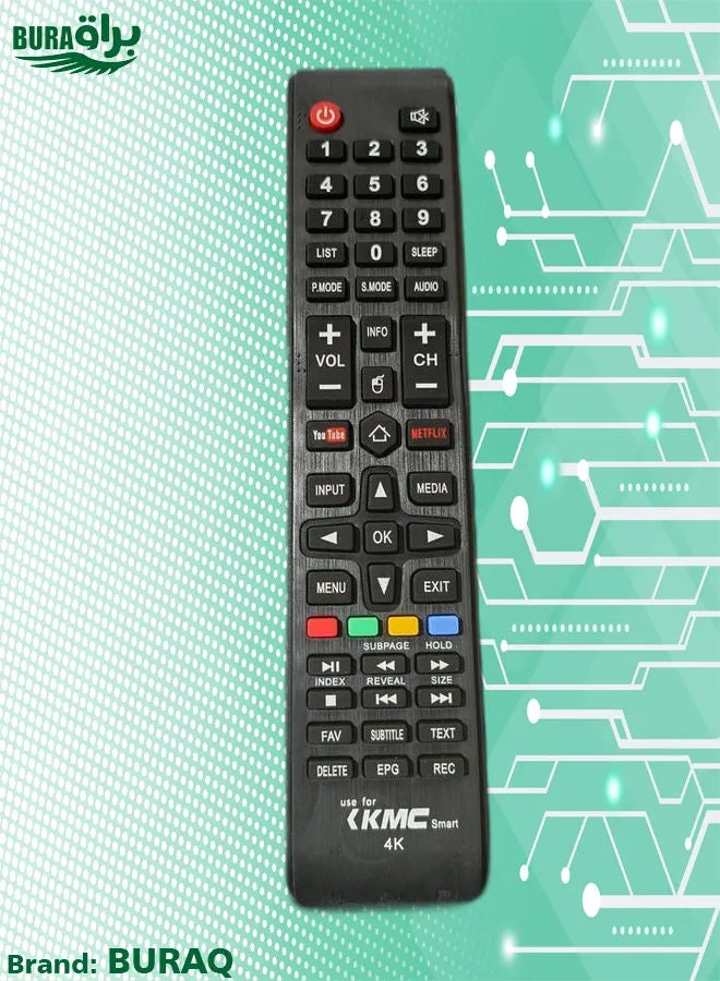 BURAQ Remote for Kmc Smart Tv - Image 2
