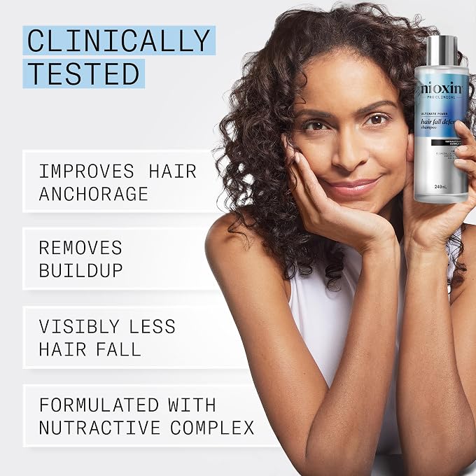 Nioxin Anti-Hair Loss Shampoo Shampoo for Hair Loss Hair Loss Treatment for Women & Men With Caffeine & Niacinamide (240ml) - Image 3