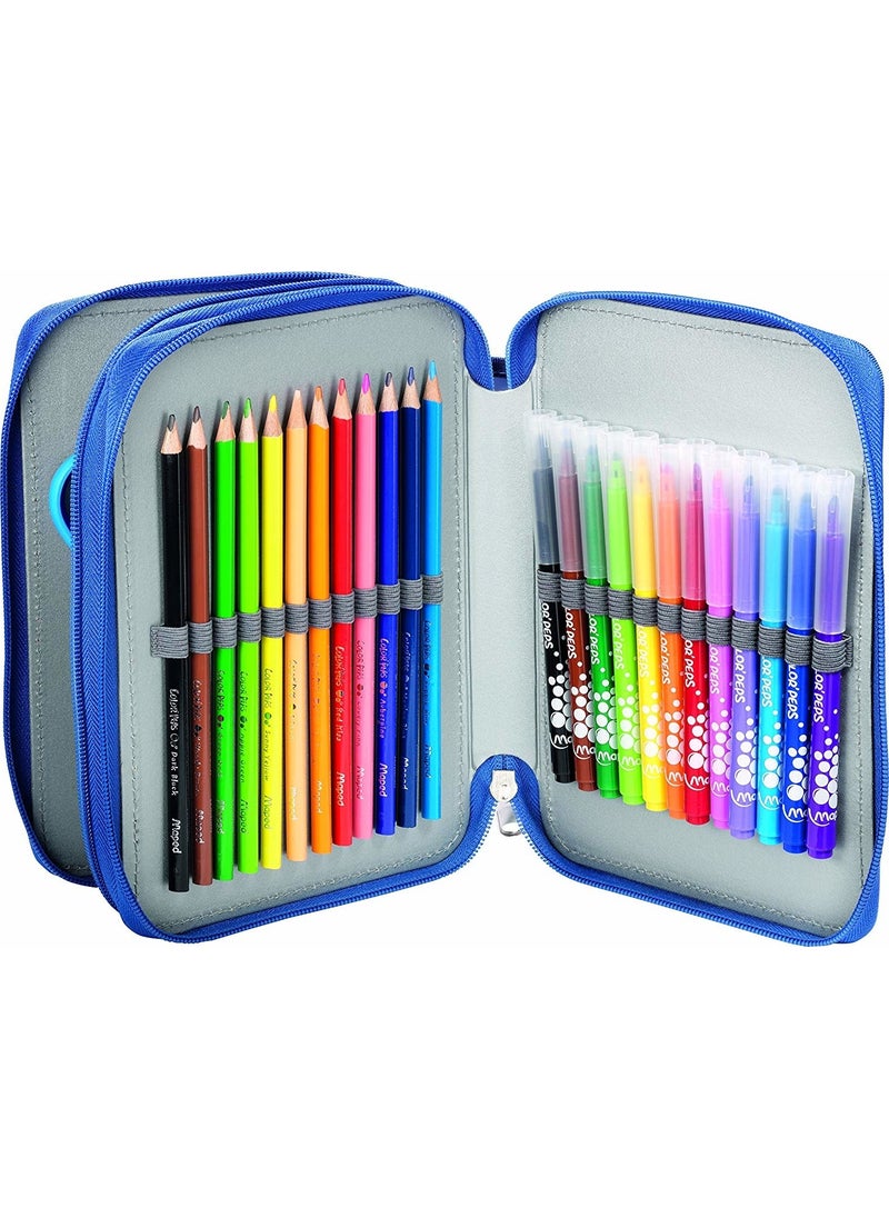 Maped Monster Pencil Case with All School Variant 967434  - Image 2
