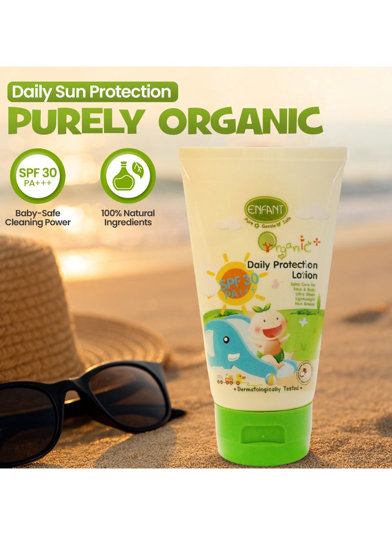 Enfant لوسيون حماية يومي عضوي SPF30 - Image 2