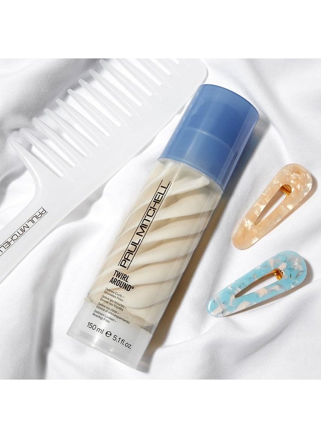 بول ميشيل كريم جل تصفيف الشعر بول ميتشل تويرل أراوند، يحدد تجعيدات الشعر، ويزيل التجعد، للشعر المجعد، 5.1 أونصة سائلة. - Image 4