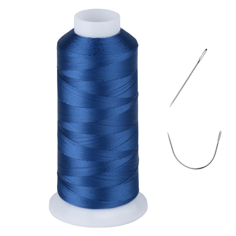 simthread UV Resistant Simthread 100 Polyester Bonded Thread Tex 69 12wt 1500 Yards NPBlue - Image 3