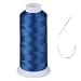 simthread UV Resistant Simthread 100 Polyester Bonded Thread Tex 69 12wt 1500 Yards NPBlue - Image 2