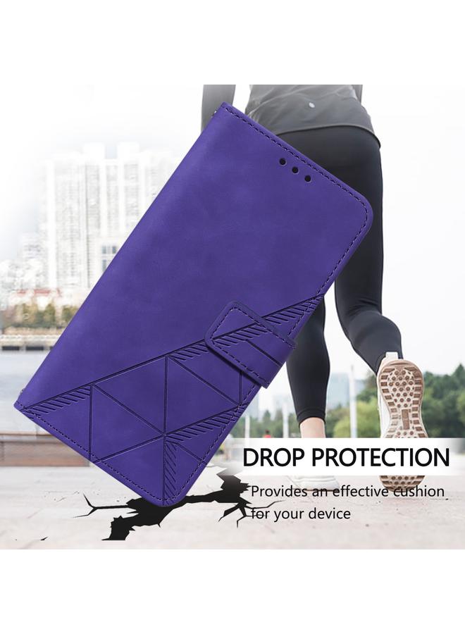 زبون جراب هاتف Cubot A10 Crossbody من الجلد المنقوش ثلاثي الأبعاد - Image 5