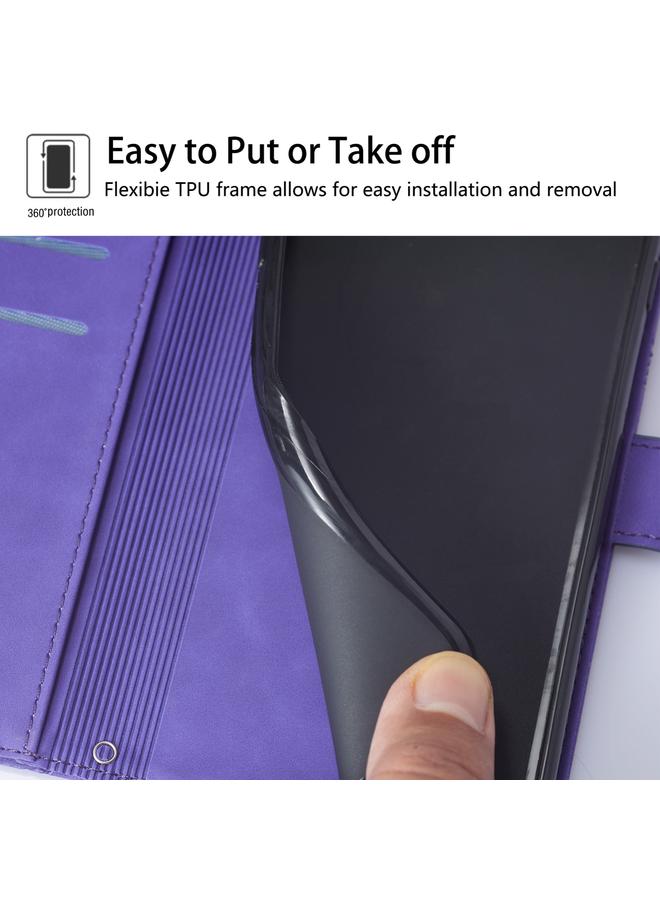 زبون جراب هاتف Cubot A10 Crossbody من الجلد المنقوش ثلاثي الأبعاد - Image 4