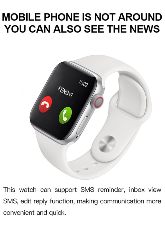 300.0 mAh T500 Series 5 Color Screen Message Reminder Health Monitor IP67 Waterproof Sport Tracker Intelligent Watch Black