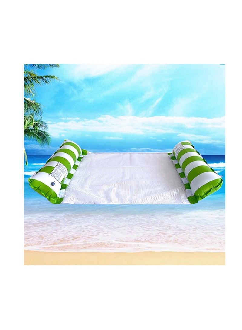 NIBEMINENT 4-in-1 Hammock Inflatable Pool Float, Multi-Purpose Pool Hammock (Saddle, Lounge Chair, Hammock, Drifter) Pool Chair, Portable Water Hammock - Image 2