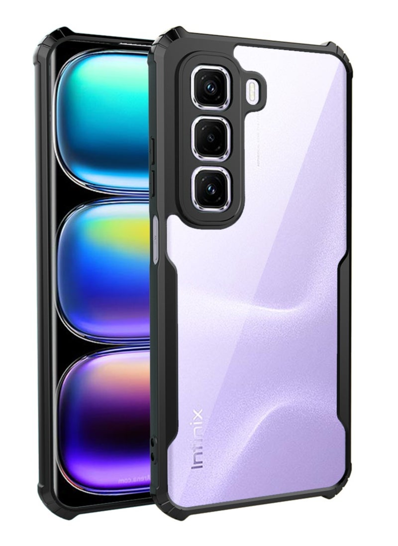 Generic [1+1 Sets] For Infinix Hot 50 Pro+ 4G Case Cover & Screen Protector Phone Case with Anti Drop Function,Tempered Flim  - Image 2