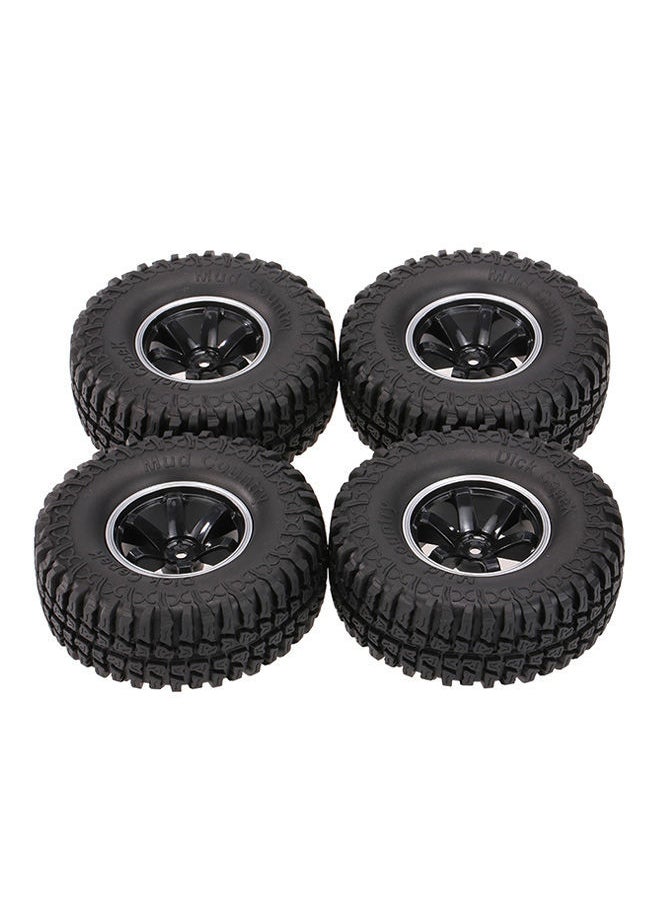 NIBEMINENT 4-Piece Tires With Wheel Rim For RC Rock Crawler AX-3020C  - Image 1