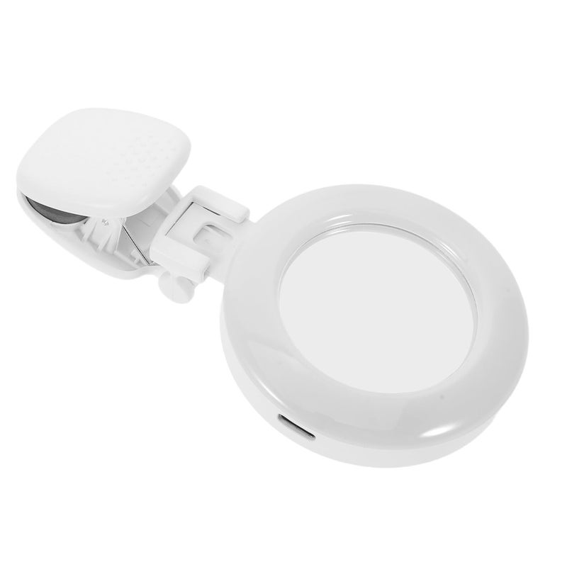 Rechargeable Clip On Phone Selfie Light With Mirror For Video Conference And Makeup - Image 2