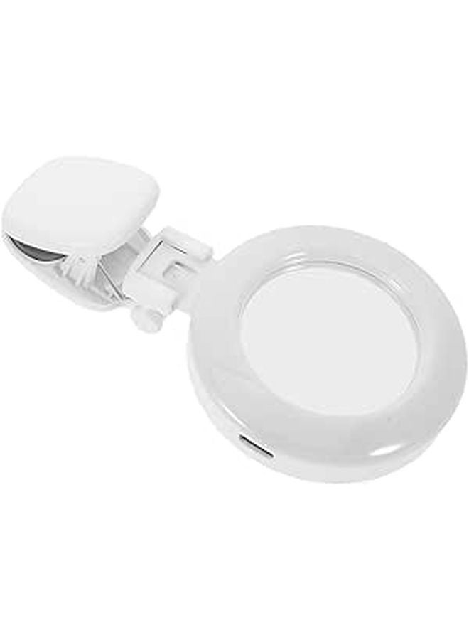 Rechargeable Clip On Phone Selfie Light With Mirror For Video Conference And Makeup - Image 1