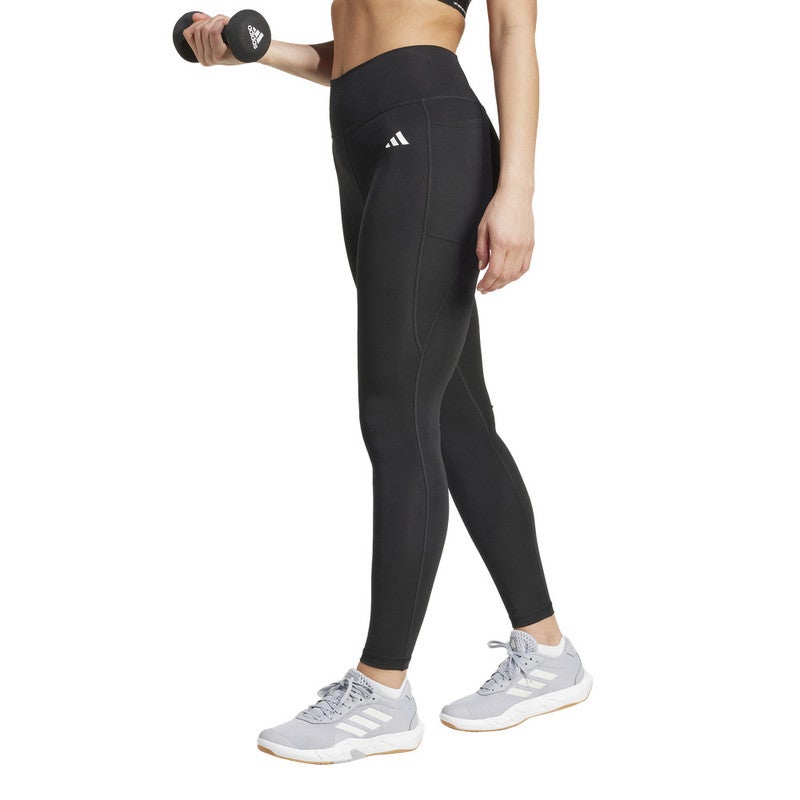 Adidas Optimé Essentials Stash Pocket Full-Length Leggings - Image 2
