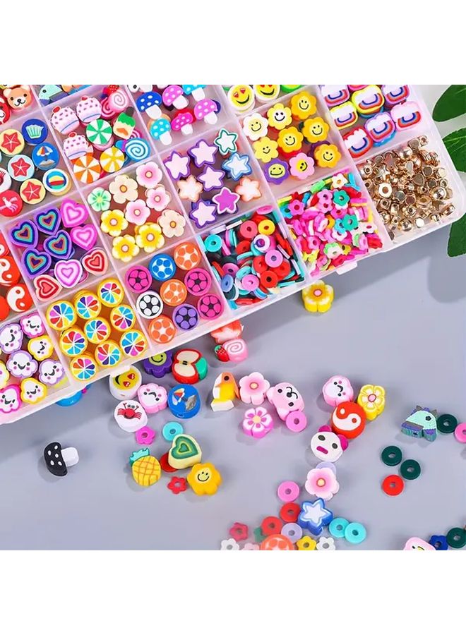 20 قطعة من مجموعة أدوات صنع المجوهرات من الطين اللين لعيد الميلاد للأساور والقلائد والأقراط - Image 4