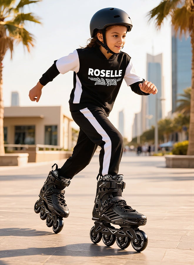 Favarey Inline Skates for Adults and Men, Professional Roller Skates with Ankle Support for Girls and Boys, Outdoor Indoor Inline Skates for Children, Beginners, Unisex, Size 42 - Image 3