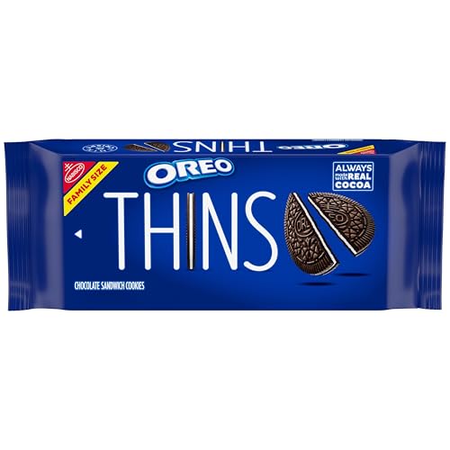 OREO Thins Chocolate Sandwich Cookies, Family Size, 11.78 oz - Image 1