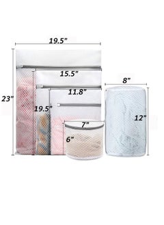 Excefore Durable Honeycomb Mesh Laundry Bags for Delicates (5 Pieces)  - Image 5