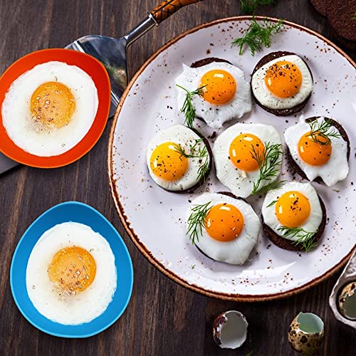 FS COOL 4-Piece Egg Poaching Cups, Egg Boiler Mold Cup, Silicone Poachers, Food Grade Non-Stick Silicone Egg Poacher Cup for Microwave or Stovetop Kitchen, Egg Cooker, Poached Egg Accessories (Random) - Image 4