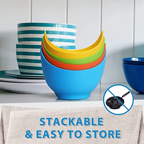 FS COOL 4-Piece Egg Poaching Cups, Egg Boiler Mold Cup, Silicone Poachers, Food Grade Non-Stick Silicone Egg Poacher Cup for Microwave or Stovetop Kitchen, Egg Cooker, Poached Egg Accessories (Random) - Image 3