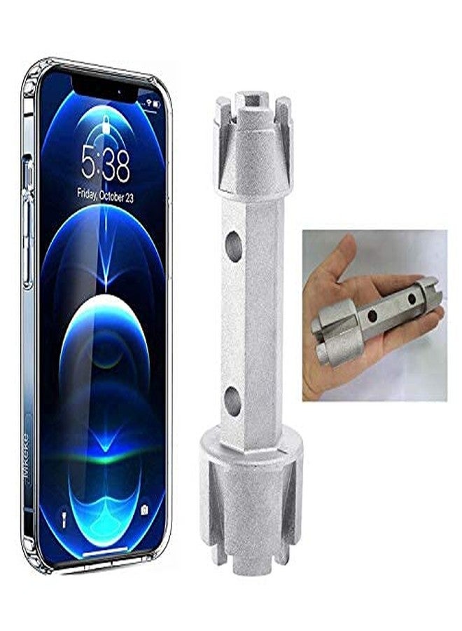 WMAZtool Tub Drain Remover Wrench - Use to Install and Remove Most Bath and Shower Drains and Closet Spuds Square Plastic Toilet Seat Nuts - Image 5