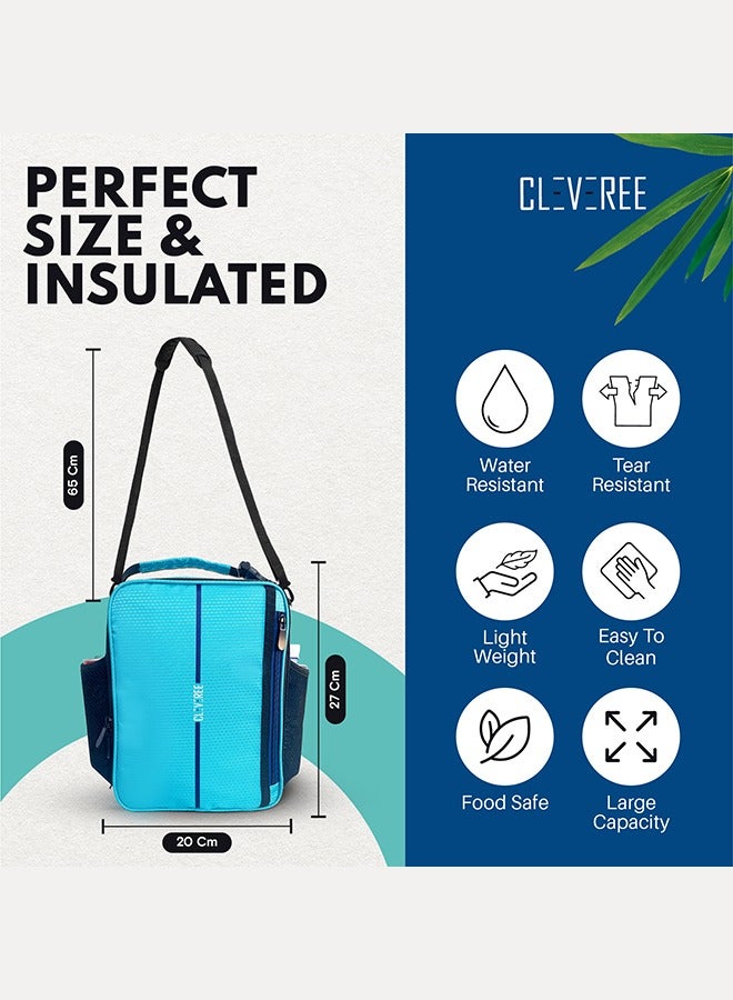 CLEVEREE Lunch Bag - Insulated Lunch Bags for Women, Men, Leakproof Thermal Lunch Box Bag for Kids Adults - Large Lunch Bag Reusable Cooler Meal Prep Lunch Bag for Work, School, and Picnic - Image 4