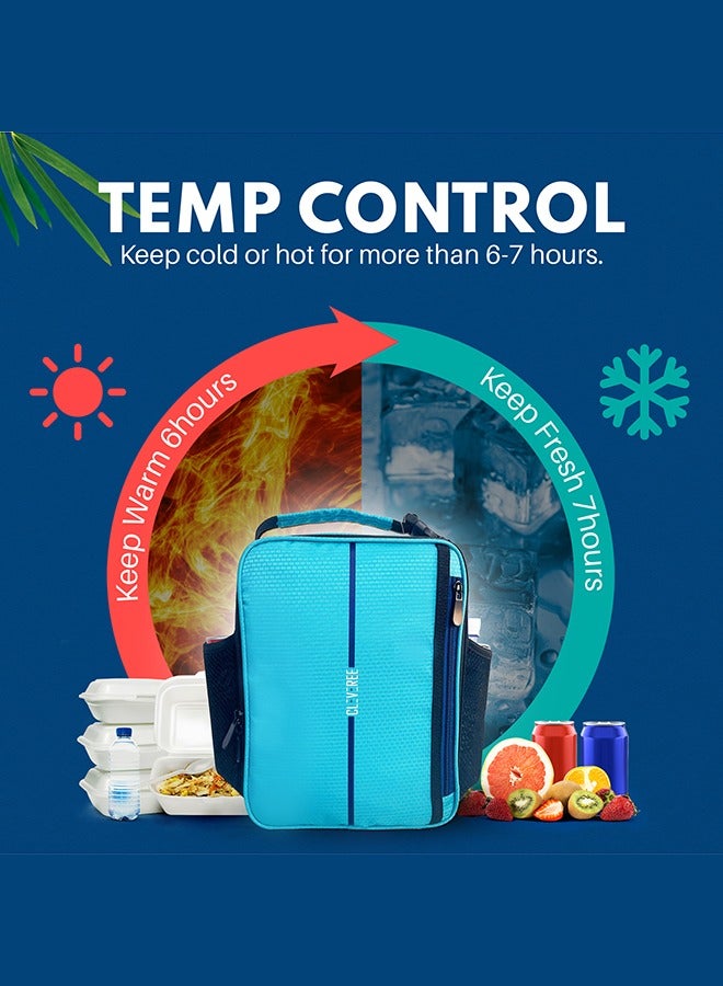 CLEVEREE Lunch Bag - Insulated Lunch Bags for Women, Men, Leakproof Thermal Lunch Box Bag for Kids Adults - Large Lunch Bag Reusable Cooler Meal Prep Lunch Bag for Work, School, and Picnic - Image 3