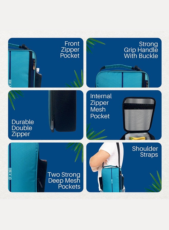 CLEVEREE Lunch Bag - Insulated Lunch Bags for Women, Men, Leakproof Thermal Lunch Box Bag for Kids Adults - Large Lunch Bag Reusable Cooler Meal Prep Lunch Bag for Work, School, and Picnic - Image 5