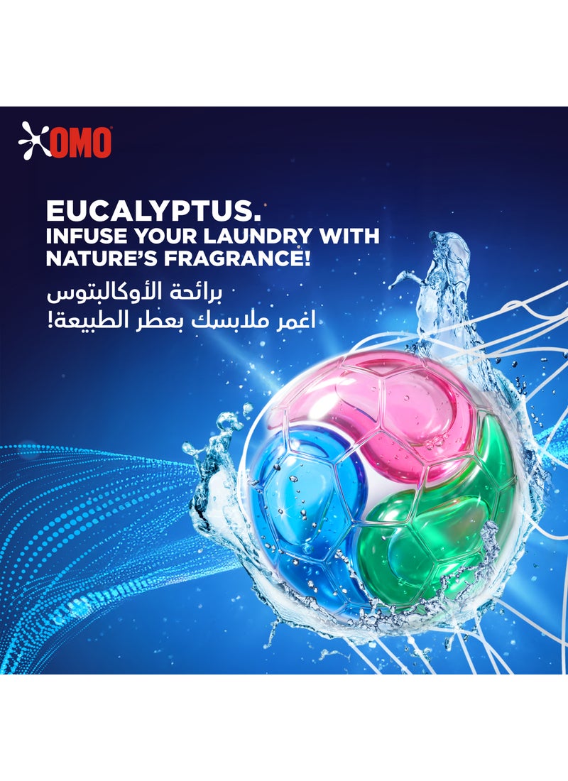 Omo Limited Edition - Active 3in1 Laundry Capsules Eucalyptus Freshness - Image 4