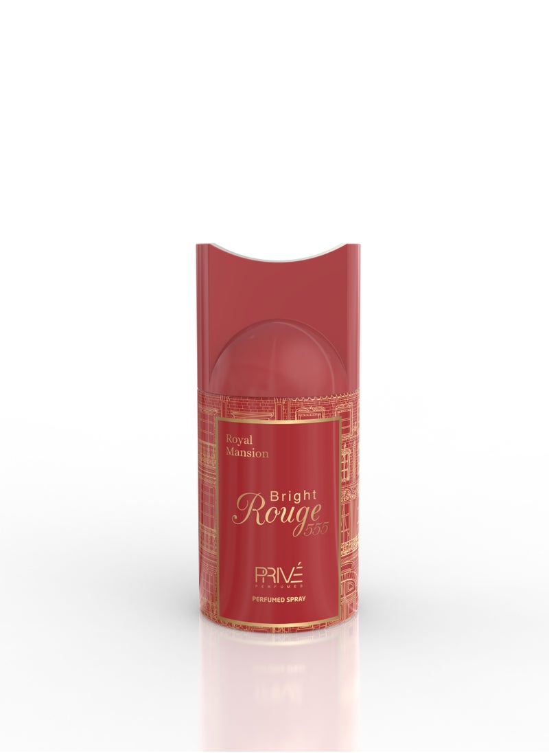 PRIVE Prive Bright Rouge 555 Deodorant Spray 250ml 