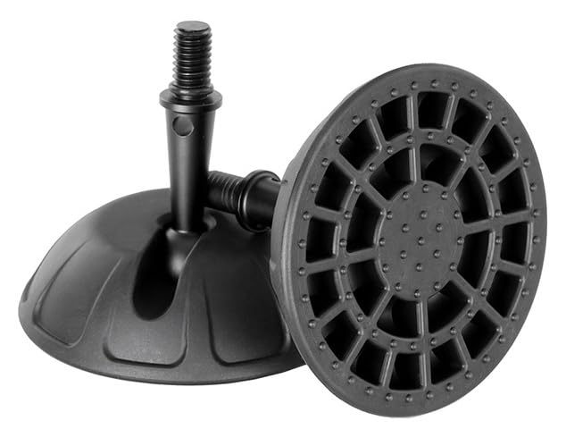 Leofoto SC-80 Rubber Feet, Tripod Feet, Anti-Slip, Drop Notch for Low Angle, 3/8" Mounting Stub, Set of 3 - Image 4