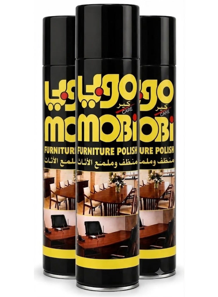 Furniture Cleaner and Polish 300ml pack of 3