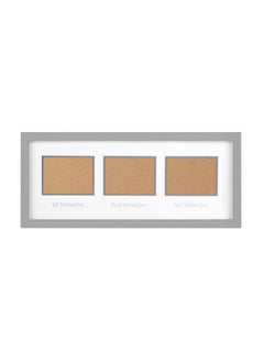 pearhead Triple Sonogram Picture Frame, Pregnancy Keepsake Photo Frame, Gender-Neutral Baby Nursery Décor, Baby Accessory for New and Expecting Parents, Gray  - Image 4