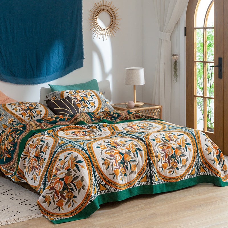 New Towel Quilt Supply Home Single Double Air-Conditioning Blanket Four Seasons Universal Modern Simple Style Towel Blanket - Image 3