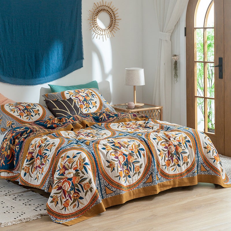 New Towel Quilt Supply Home Single Double Air-Conditioning Blanket Four Seasons Universal Modern Simple Style Towel Blanket - Image 4