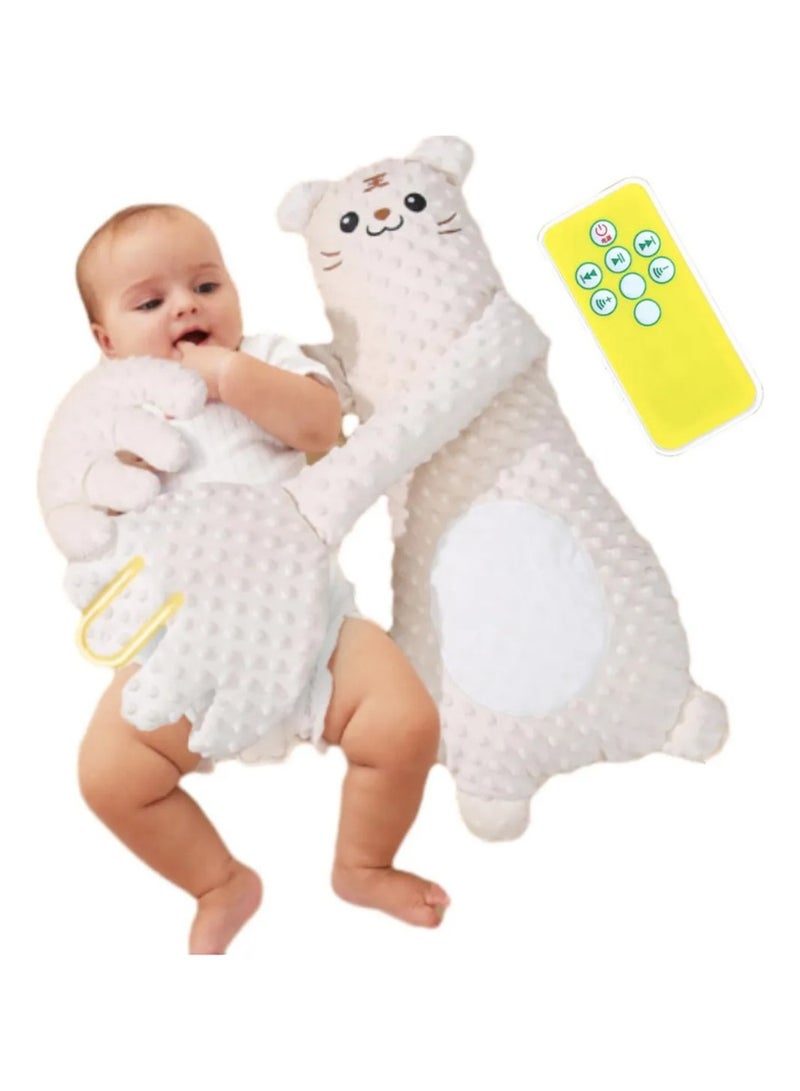 FALMER Baby pacifier toys, cute plush animal toys for girls and boys, soothing toys for home and travel with Remote Control - Image 1