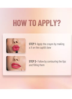 Swiss Beauty Swiss Beauty Matte Long Lasting Crayon Lipstick Maroon 3.5G  - Image 5