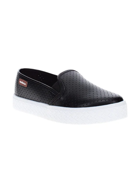 موليكا Moleca Ladies Closed/Flat Shoes Black | Made In Brazil