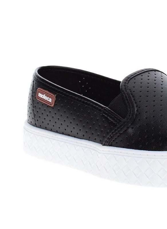 Moleca  Moleca Ladies Closed/Flat Shoes Black | Made In Brazil for Women | Best Price UAE