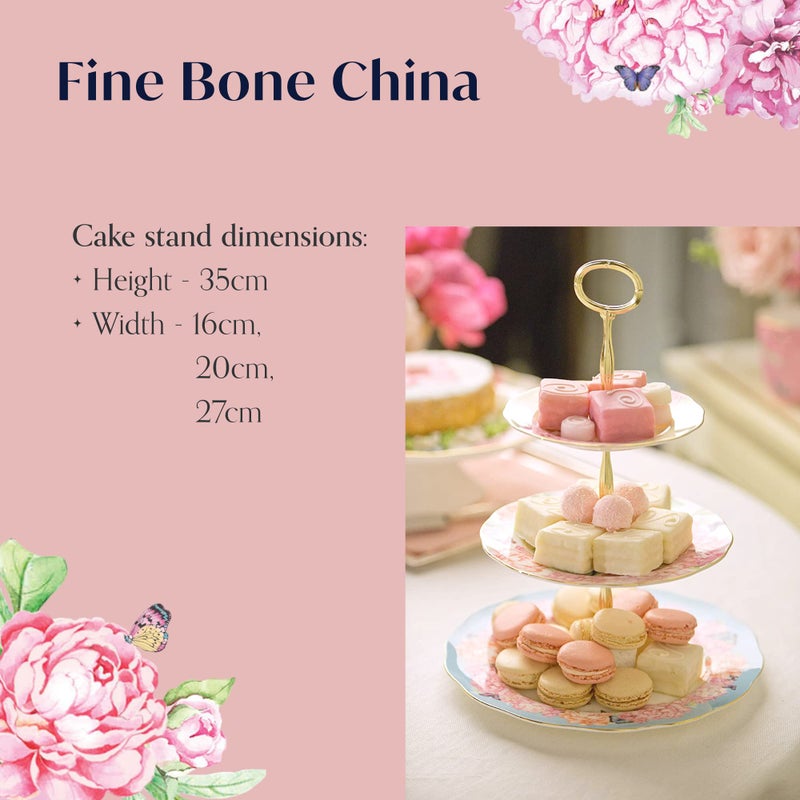 رويال ألبرت حامل كعك بثلاثة مستويات - Image 3