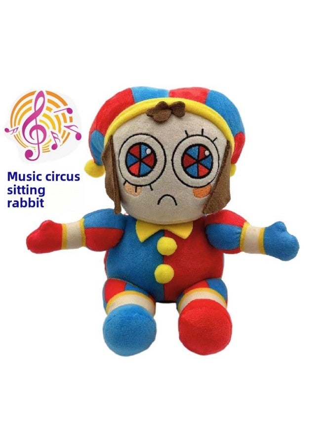 Crazy Circus Clown Rabbit The Amazing Digitalcircus Music Plush Princess Toy-Specifications:Circus Musical Rabbit 25cm 110g-Color:20-25cm - Image 2