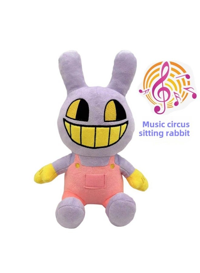 Crazy Circus Clown Rabbit The Amazing Digitalcircus Music Plush Princess Toy-Specifications:Circus Musical Rabbit 25cm 110g-Color:20-25cm - Image 1